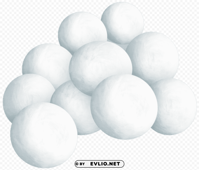 pile of snowballs PNG images with transparent canvas variety