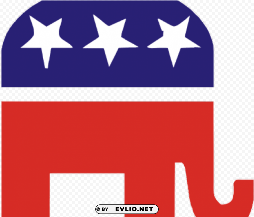 republican elephant Clear Background PNG Isolated Element Detail