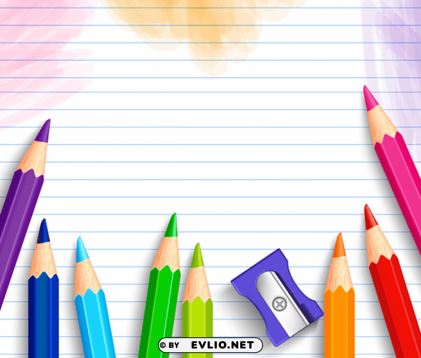 schoolwith pencils Clear background PNG images comprehensive package