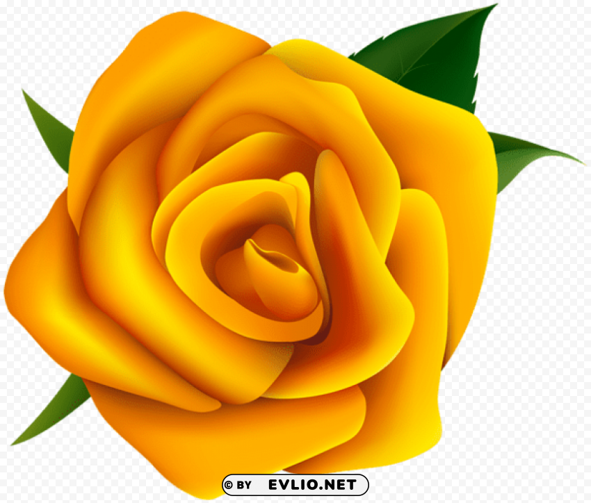 Yellow Rose PNG Images For Editing