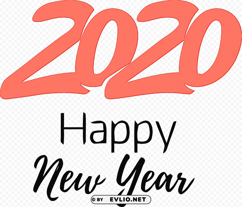 Happy New Year 2020 PNG free download PNG Images 1c0166b6