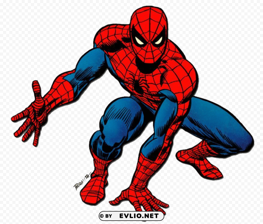spiderman Transparent Background Isolated PNG Art