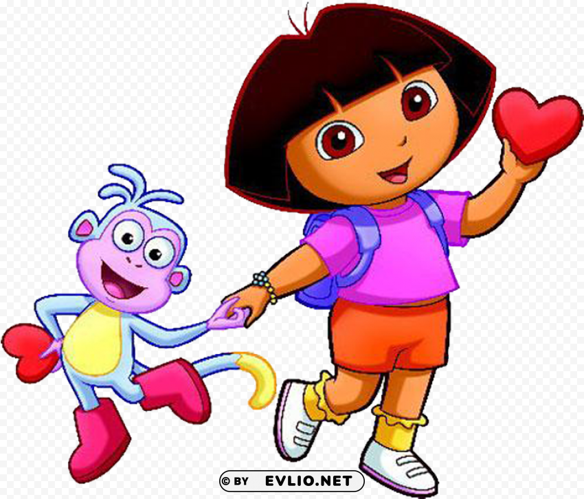 cartoon characters dora the explorer - dora's christmas carol adventure 2009 Isolated Subject on HighQuality Transparent PNG