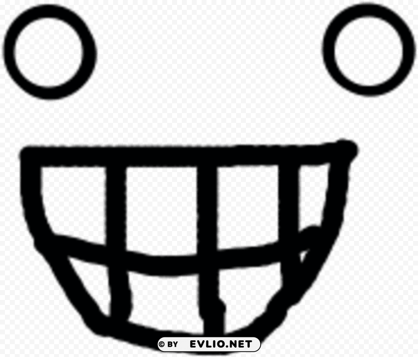 creepy smile Isolated Subject in Transparent PNG Format
