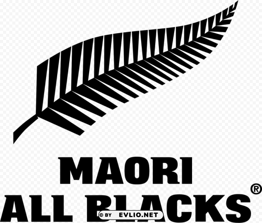 maori all blacks logo PNG with Isolated Object and Transparency