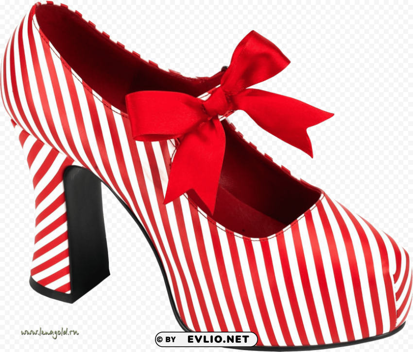 red women shoe PNG graphics with transparency