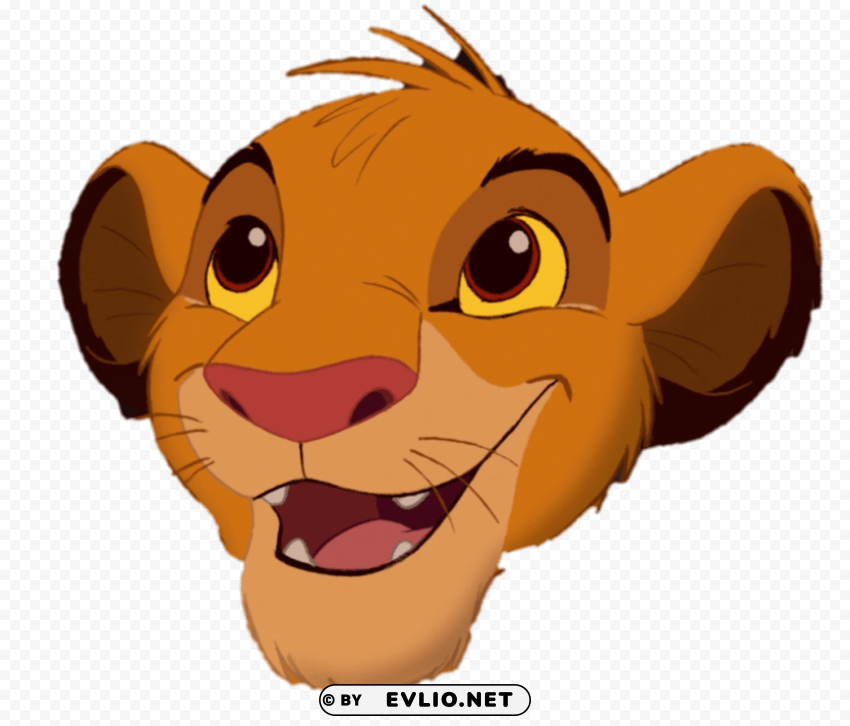 simba ClearCut Background PNG Isolated Subject