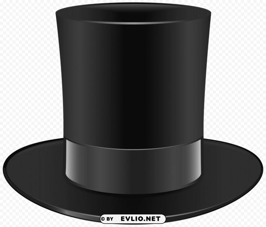 black top hat Isolated Object in HighQuality Transparent PNG