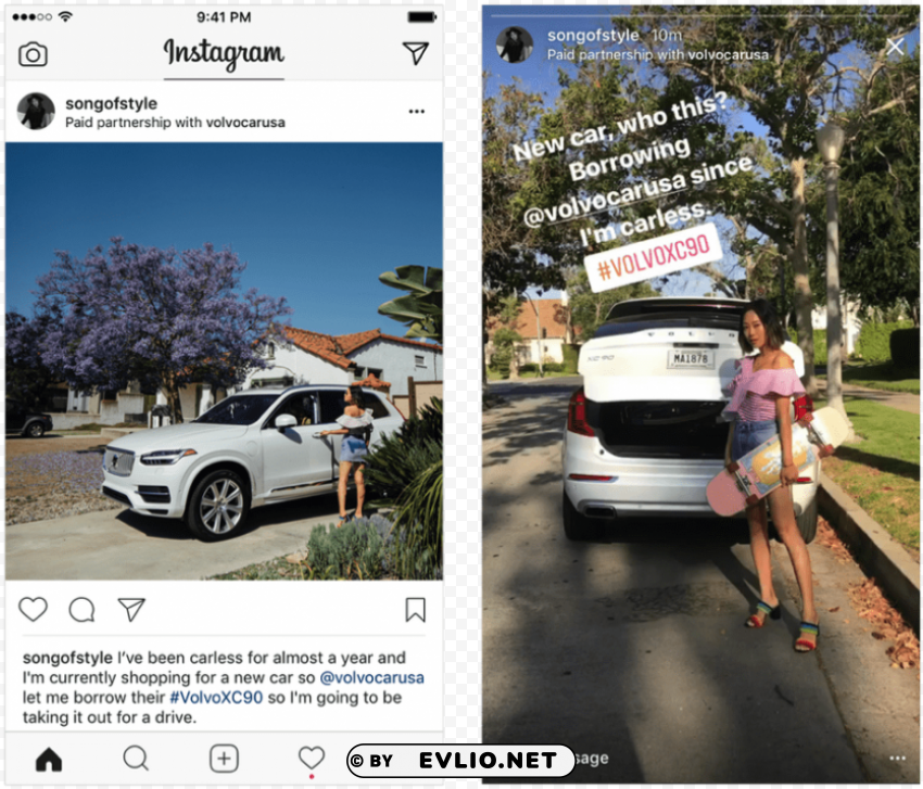 instagram paid partnership feature PNG Image with Isolated Subject
