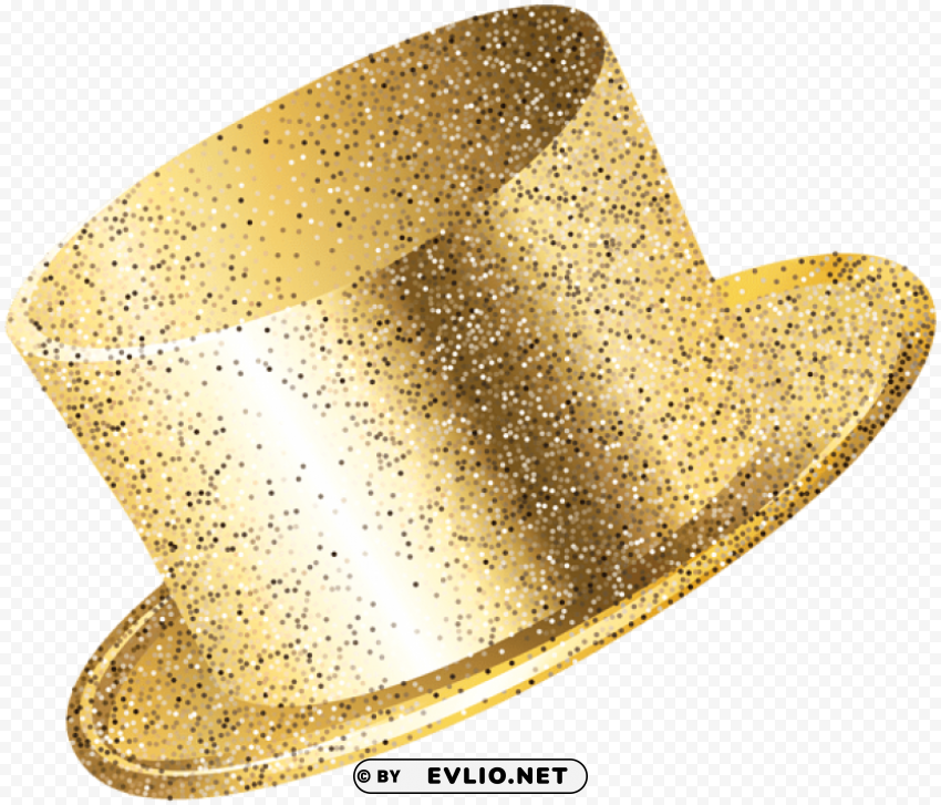 new year party hat gold PNG transparent design diverse assortment