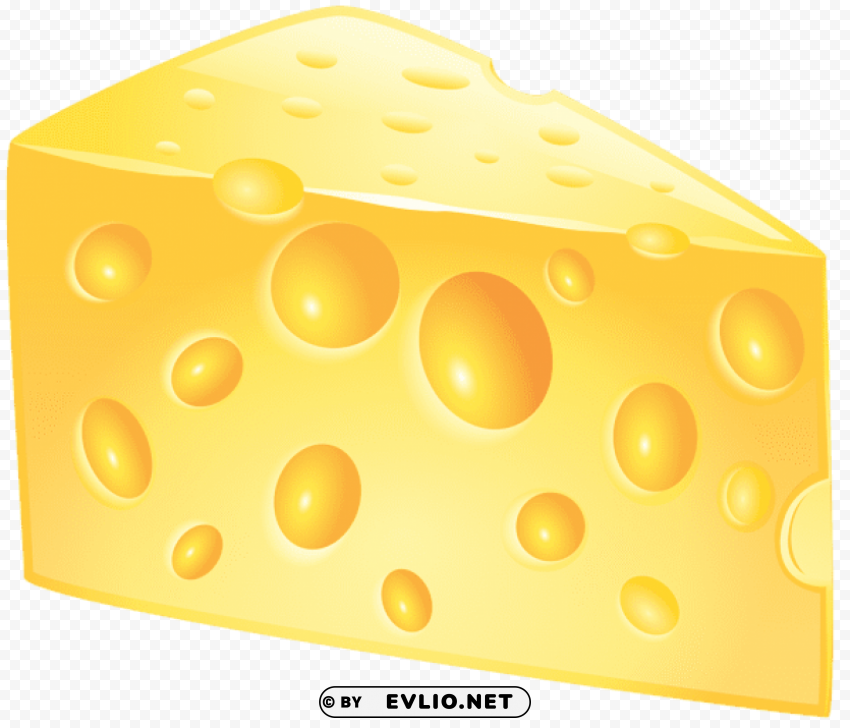 cheese Isolated Character with Clear Background PNG
