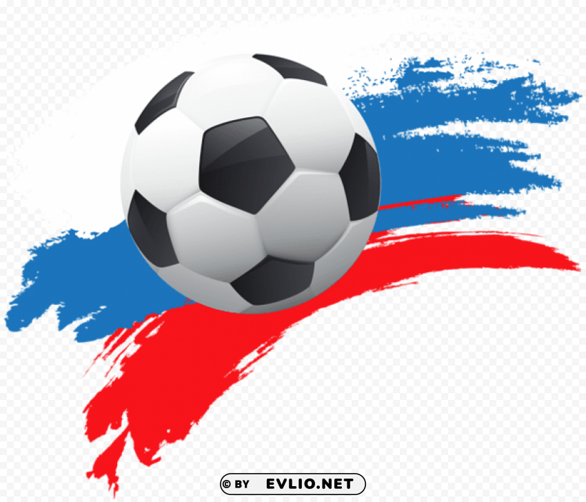 world cup russia 2018 deco Isolated Artwork on Clear Transparent PNG