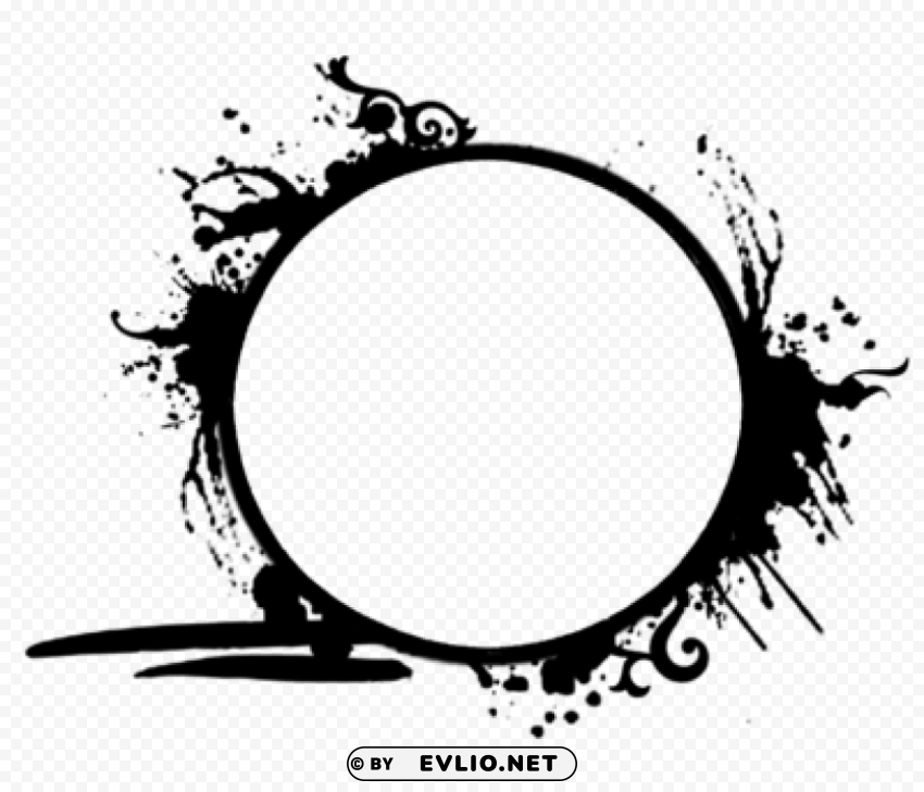 Circle Frame Transparent PNG Illustration With Isolation