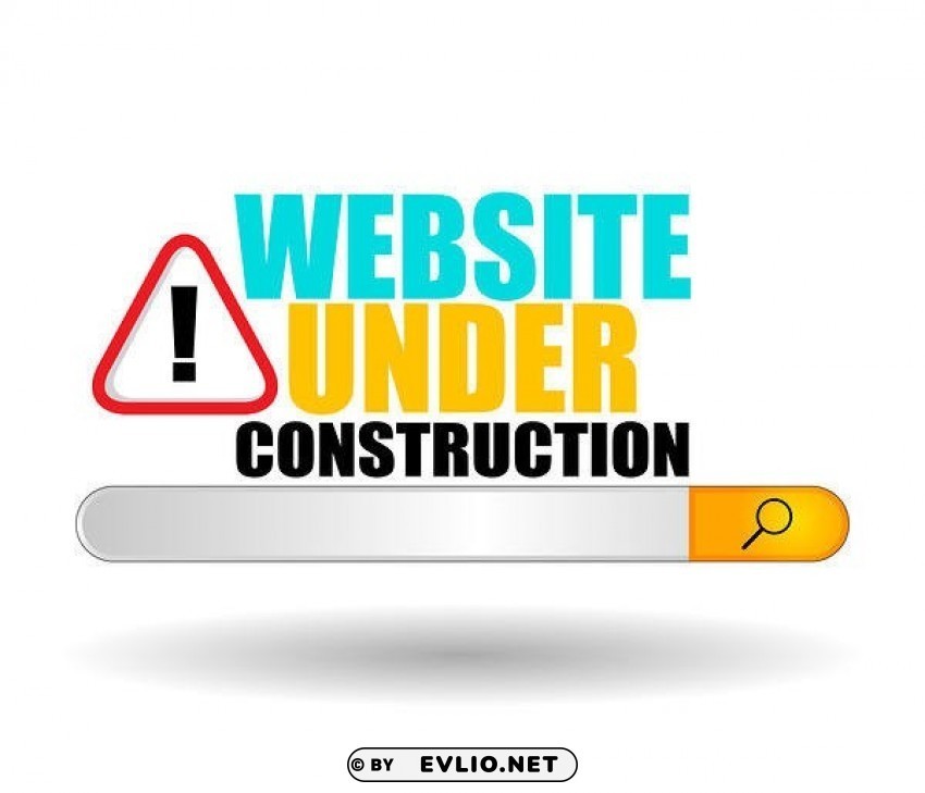 website under construction PNG with clear background extensive compilation