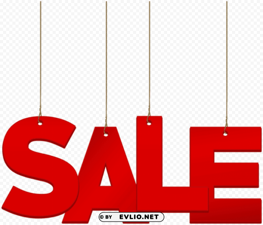 hanging sale PNG high resolution free