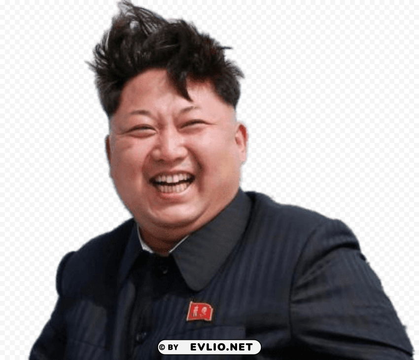 kim jong un smiling PNG images with cutout