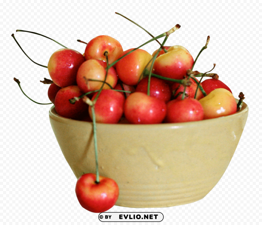 Rainier Cherry Isolated Object with Transparent Background in PNG
