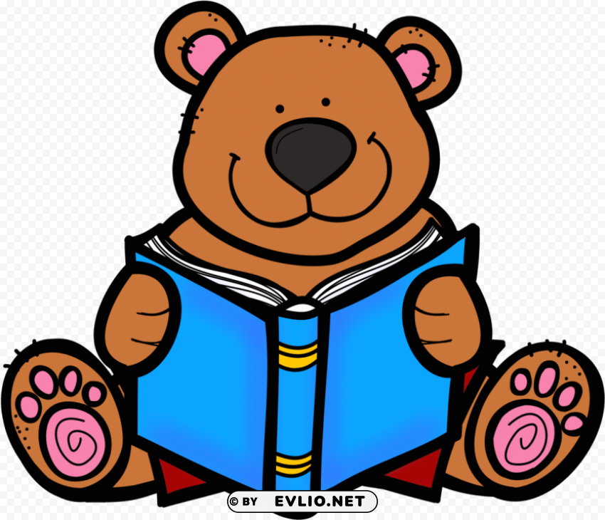 stuffed animal reading Free PNG images with transparent layers