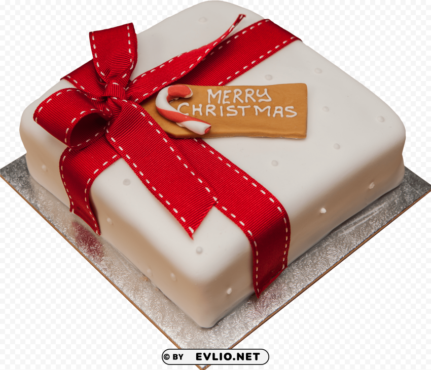 7 parcel cake large 6inch - christmas cake Isolated Item on Transparent PNG Format