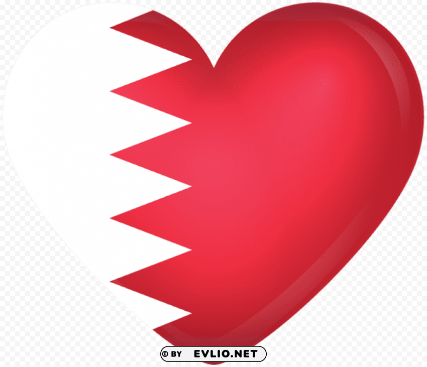 bahrain large heart flag Transparent PNG graphics bulk assortment