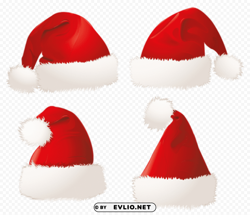 christmas santa hatspicture PNG images for personal projects