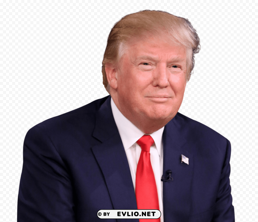 trump Isolated Graphic on Transparent PNG