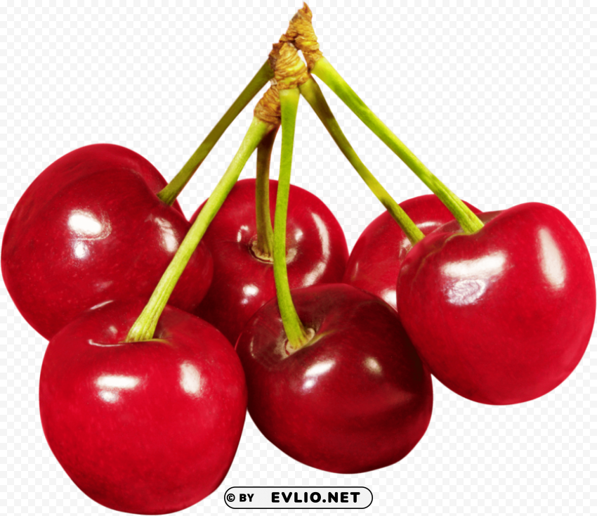 cherrys Transparent Background Isolation in PNG Image