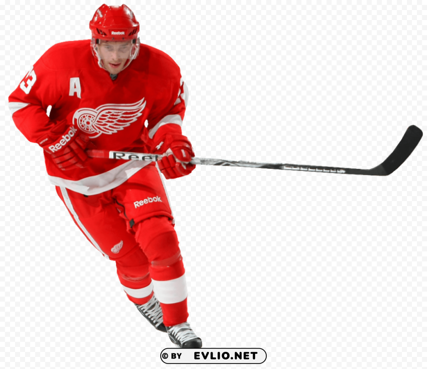 hockey player PNG Isolated Object on Clear Background