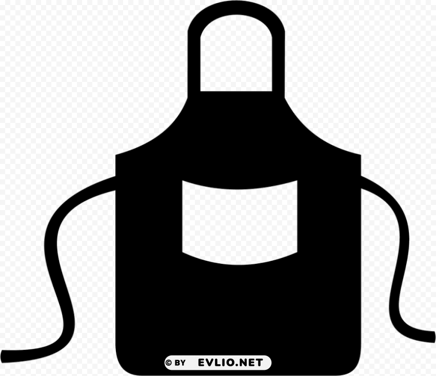 kitchen apron Transparent Background PNG Isolated Graphic