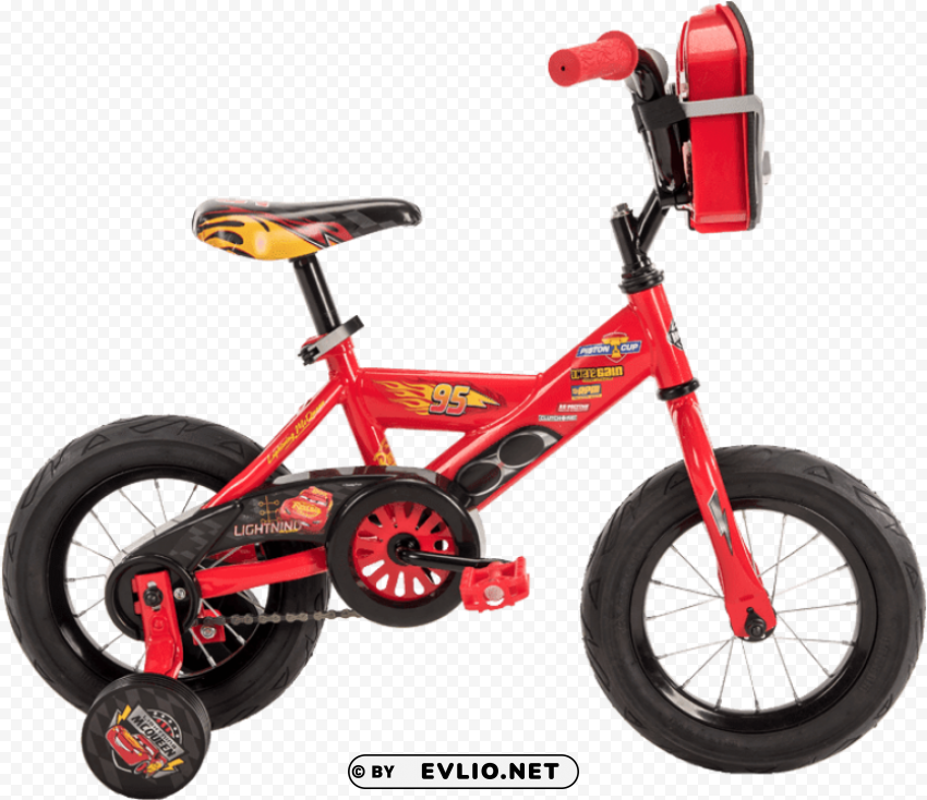 Lightning Mcqueen Bike Isolated Item With HighResolution Transparent PNG