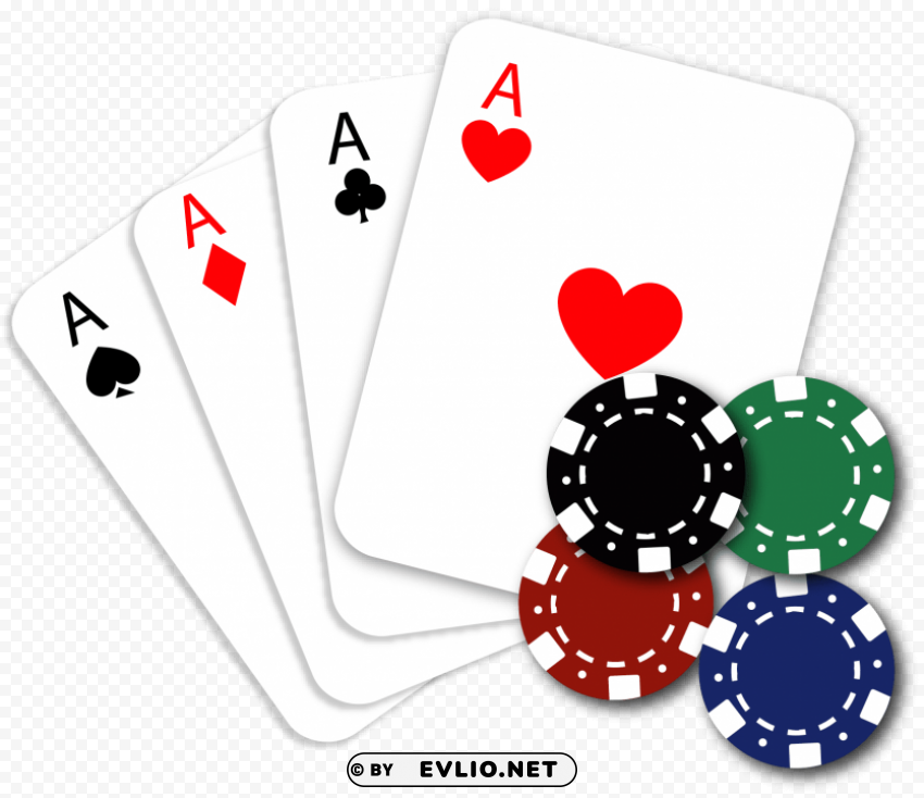 poker PNG with cutout background