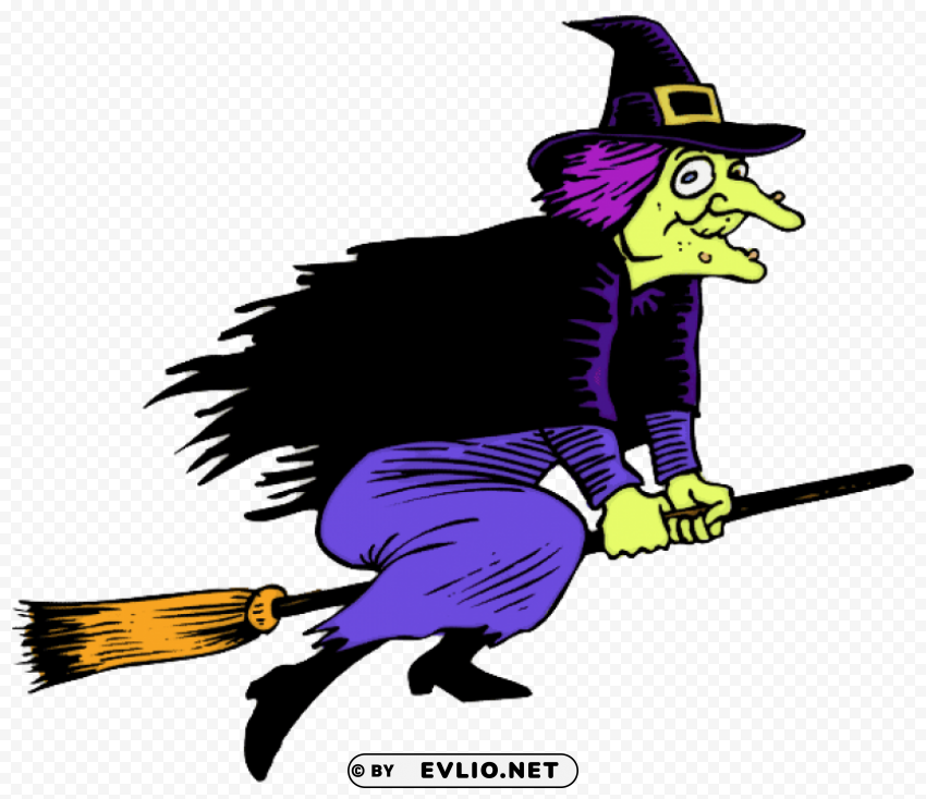 Witch ClearCut Background PNG Isolated Subject