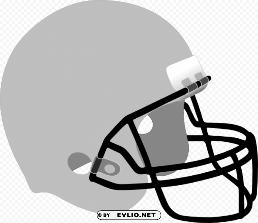 american football helmet cartoon Isolated Item with Transparent PNG Background