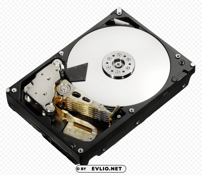 internal hard disk drive Transparent PNG Isolated Object