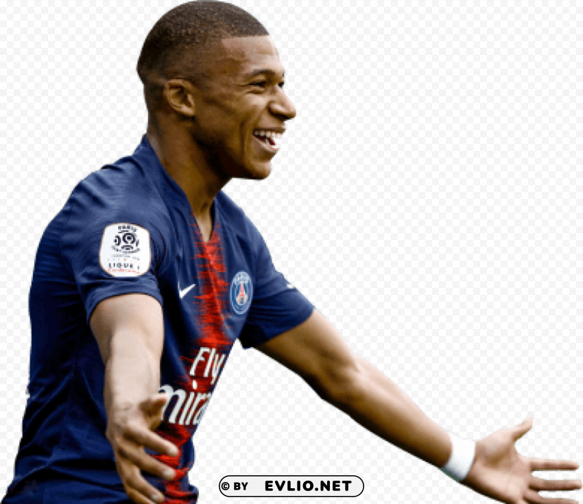 kylian mbappé PNG images with no fees