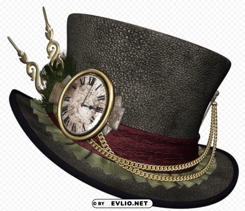 steampunk hatpicture PNG Image with Transparent Background Isolation