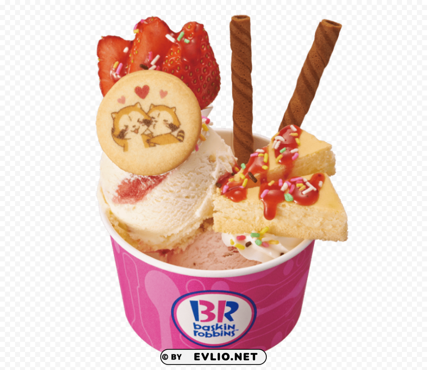 baskin robbin Transparent PNG Isolated Element
