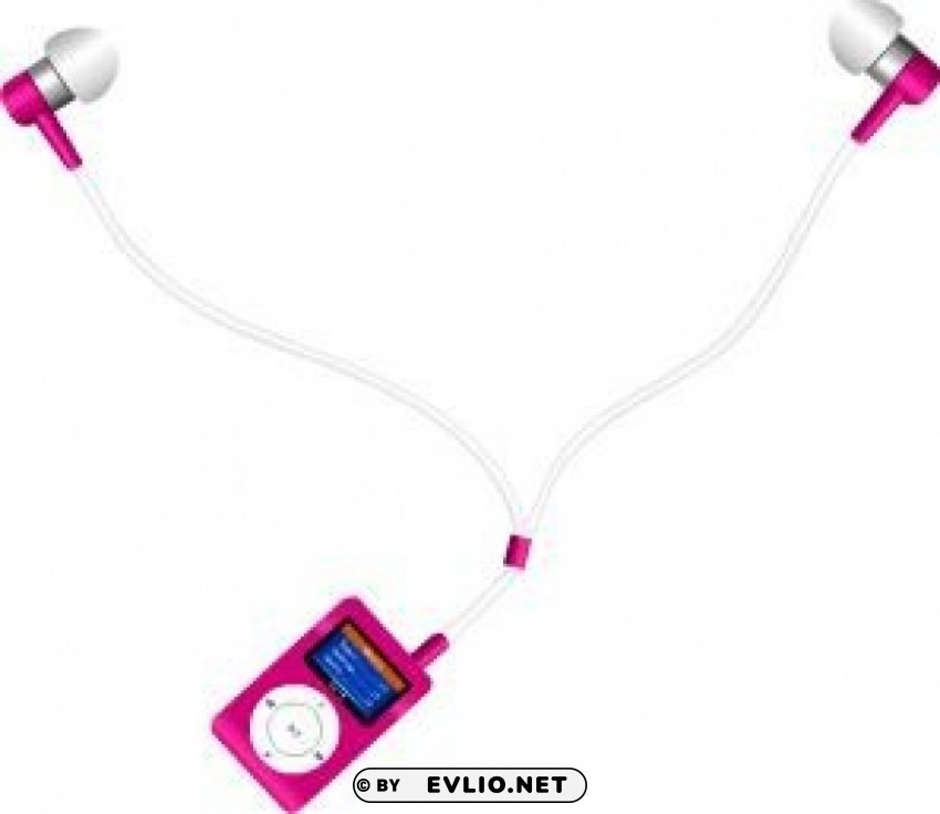 nyc mp3 player pink PNG clipart
