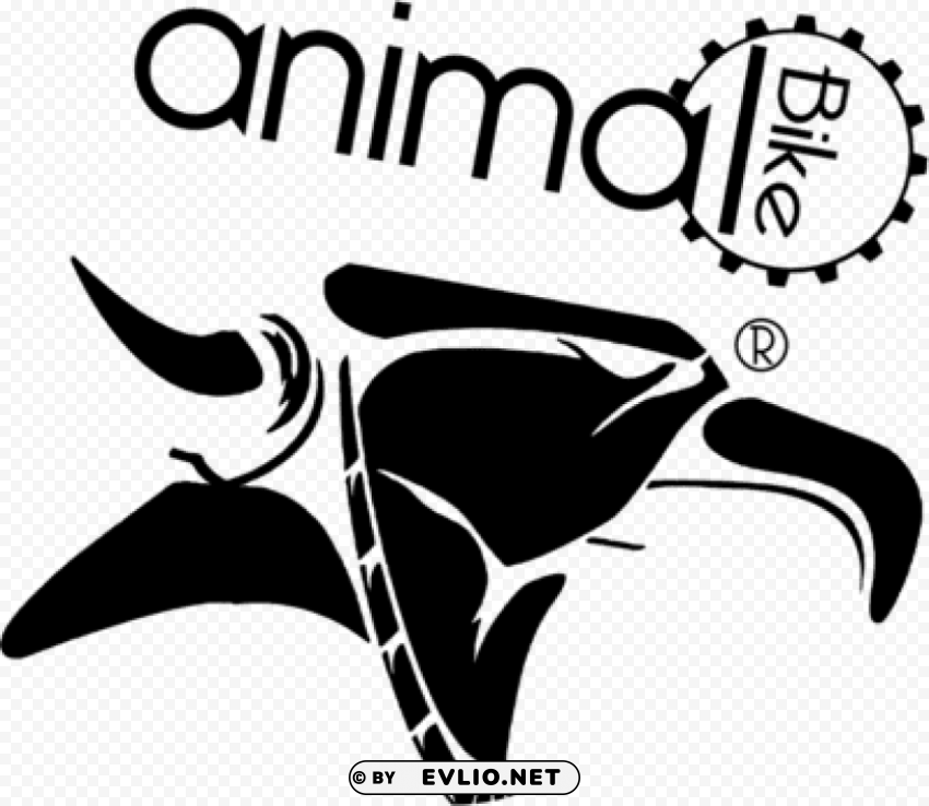 animal bmx logo PNG for educational projects