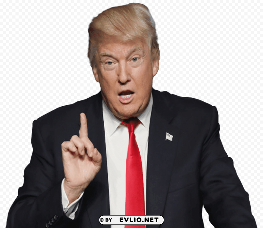 donald trump Isolated PNG Element with Clear Transparency
