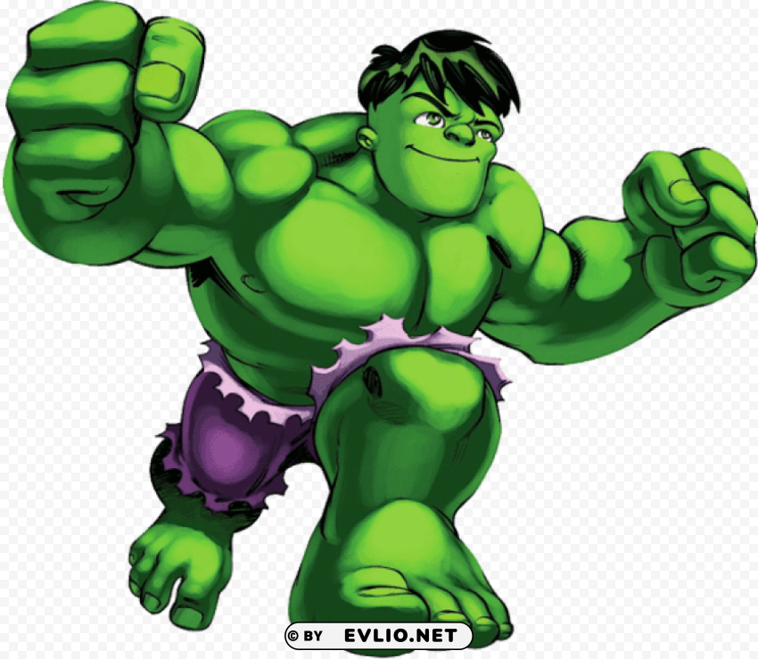 hulk super hero squad Isolated Character in Clear Background PNG