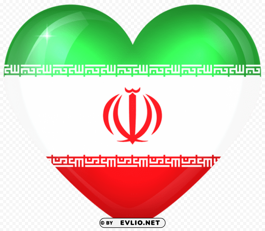 iran large heart flag PNG images with clear alpha channel broad assortment