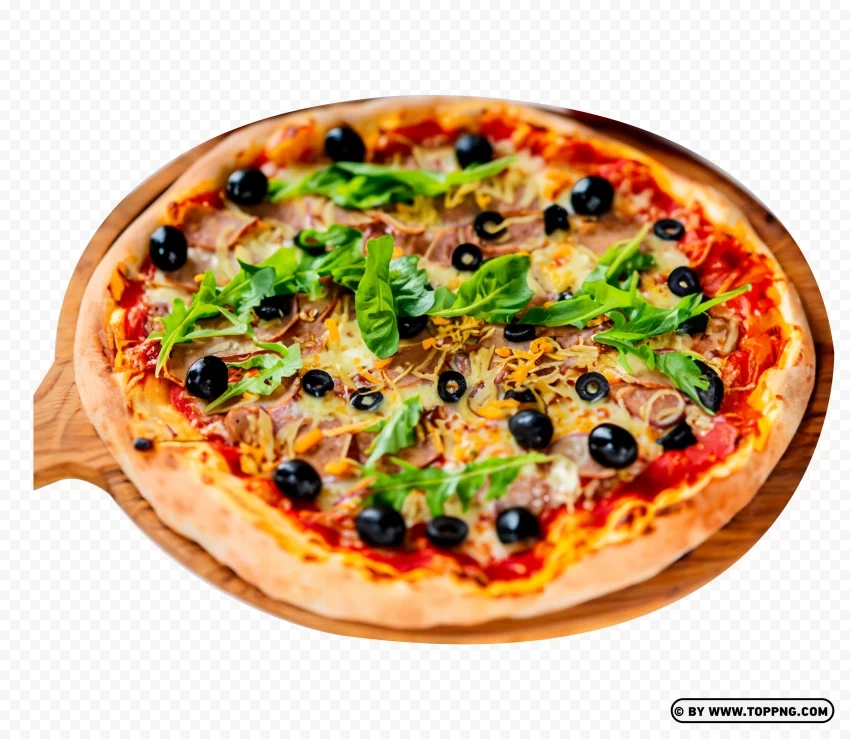 Pizza Hot Italian Food Isolated Subject in HighQuality Transparent PNG