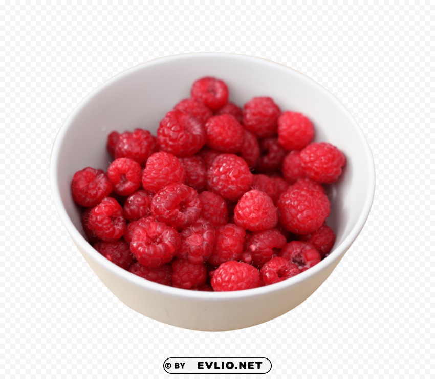 Raspberry In Bowl PNG images with transparent canvas variety