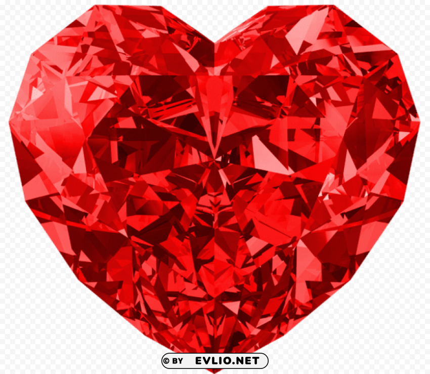 red diamond heart large Isolated Artwork in HighResolution Transparent PNG png - Free PNG Images - 5d8cd7b7