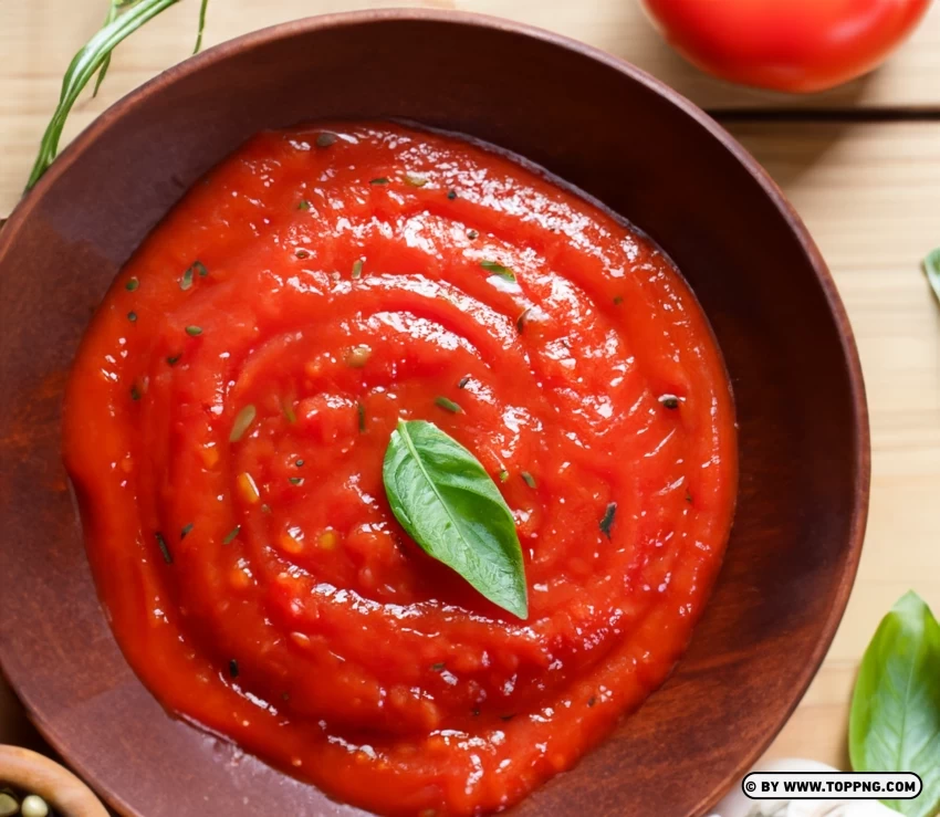 Savory Tomato Sauce on HD PNG clear background