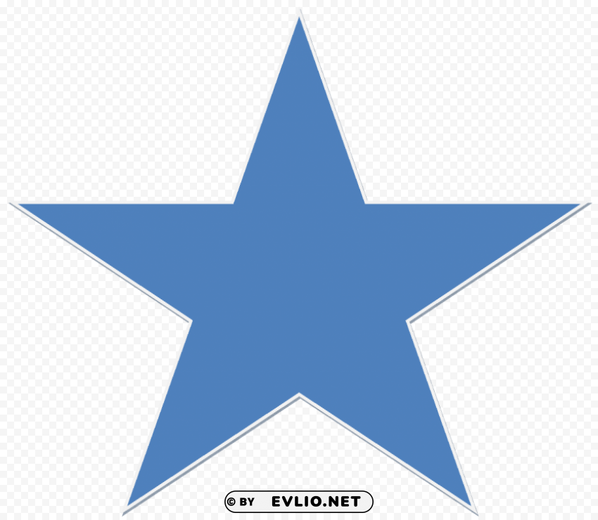 Blue Star HighResolution Transparent PNG Isolated Graphic