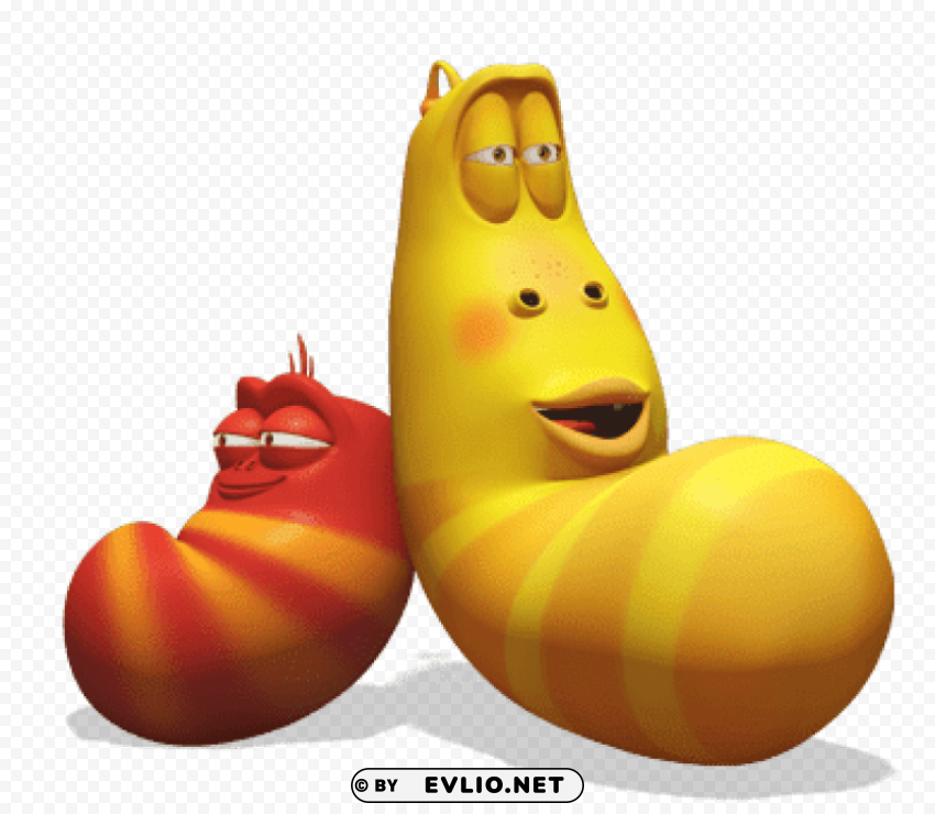 larva red and yellow tired Transparent PNG Isolated Subject Matter clipart png photo - 75978828