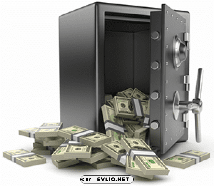 money vault Clear Background PNG Isolated Design Element