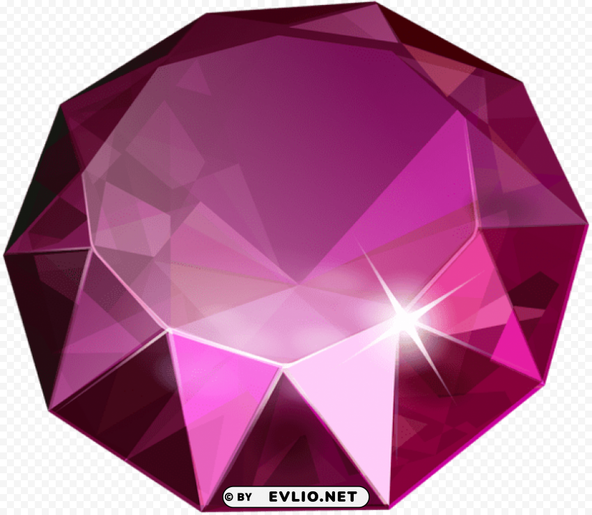 pink diamond Transparent PNG Isolated Subject Matter